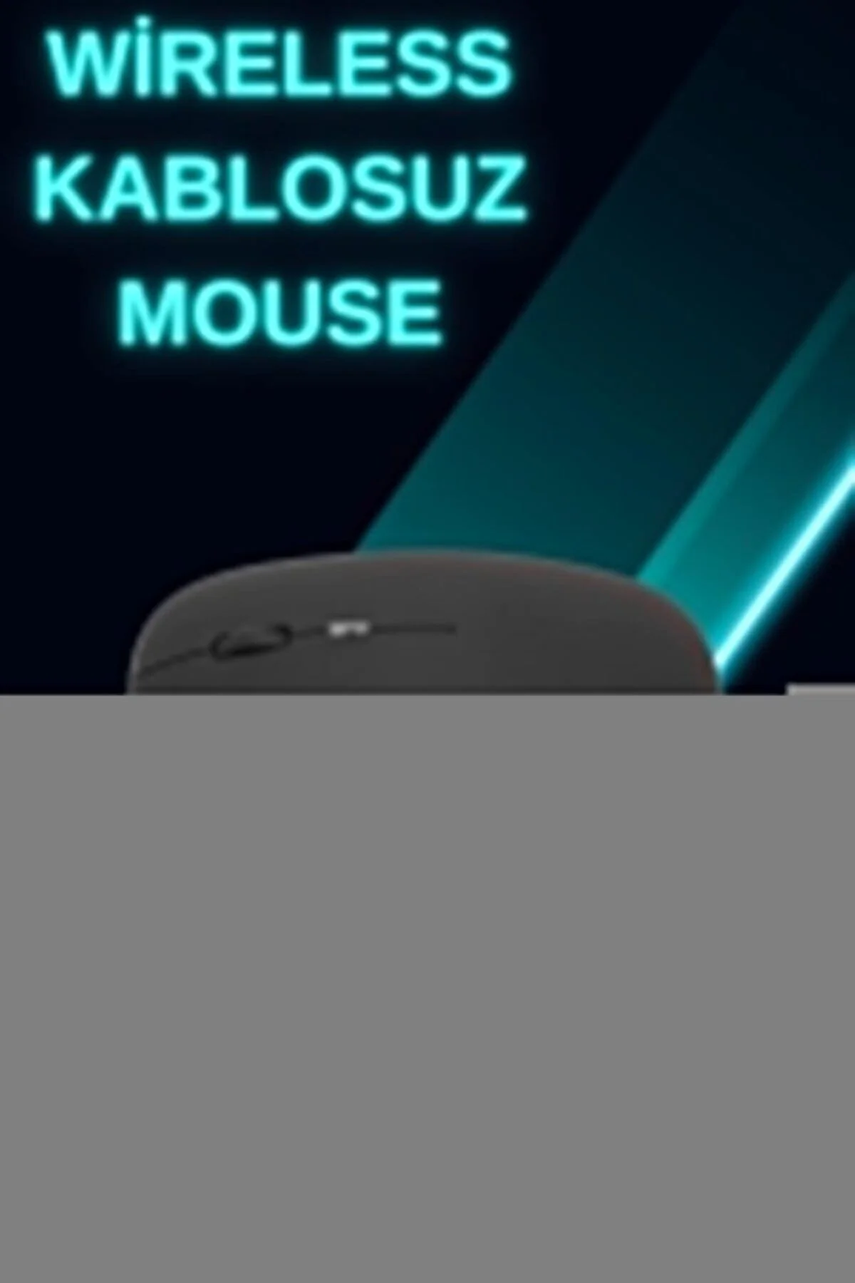 Siyah Wireless Kablosuz Sessiz Mouse Bluetooth Bağlantılı