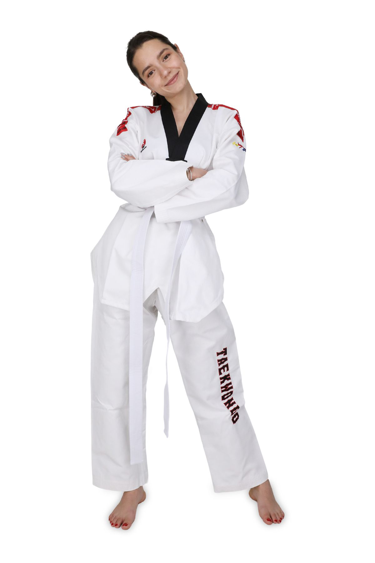 Titan Sport Siyah Yaka Taekwondo Elbisesi