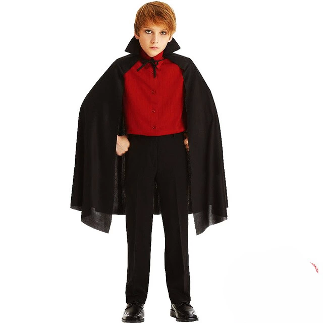Siyah Yakalı Pelerin - Vampir Pelerin - Dracula Pelerin 90 Cm Siyah Yakalı Pelerin - Vampir Pelerin - Dracula Pelerin 90 Cm