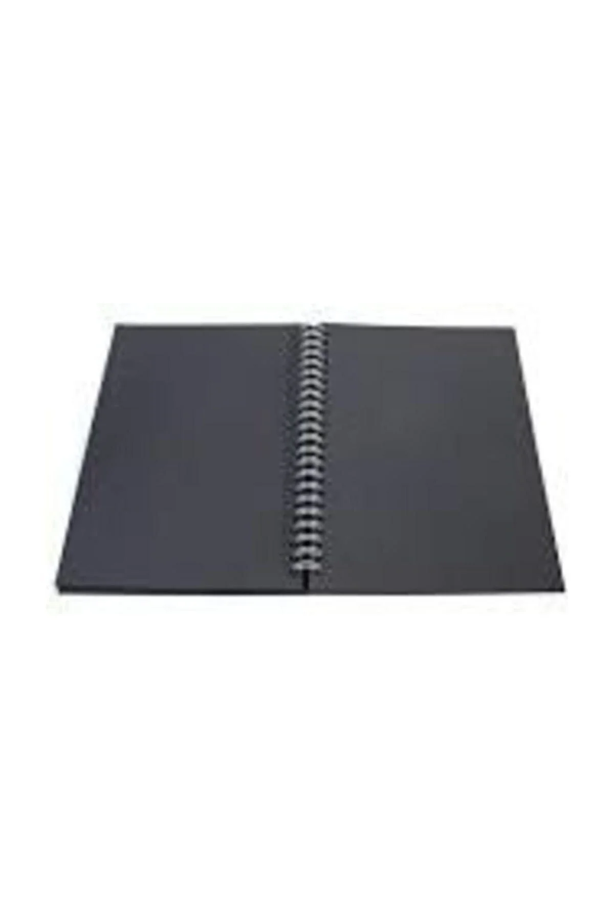 Siyah Yapraklı Defter 17x20 A5 Boyutunda 40 Yaprak Side