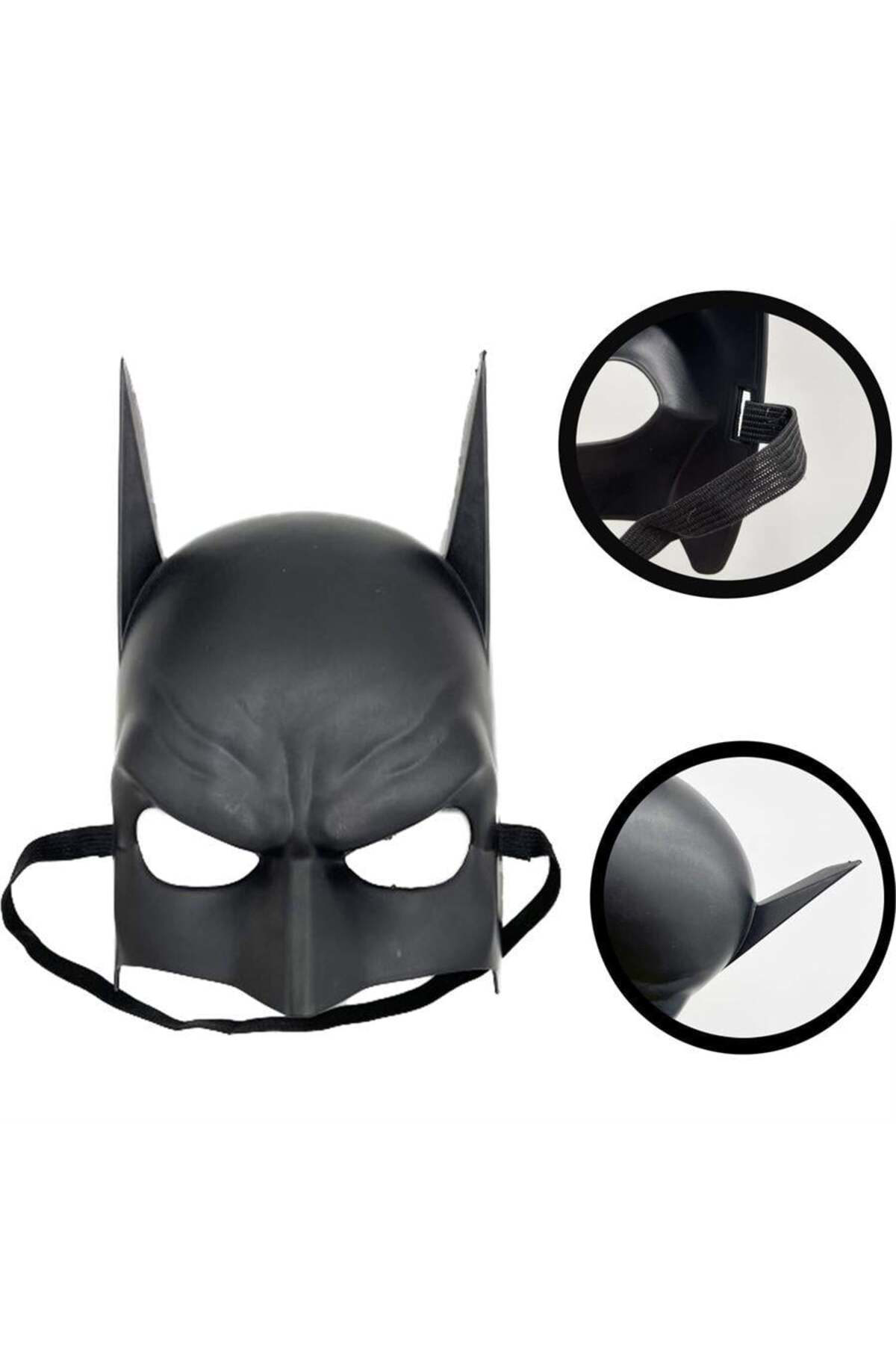 Siyah Yarım Surat Batman Maskesi