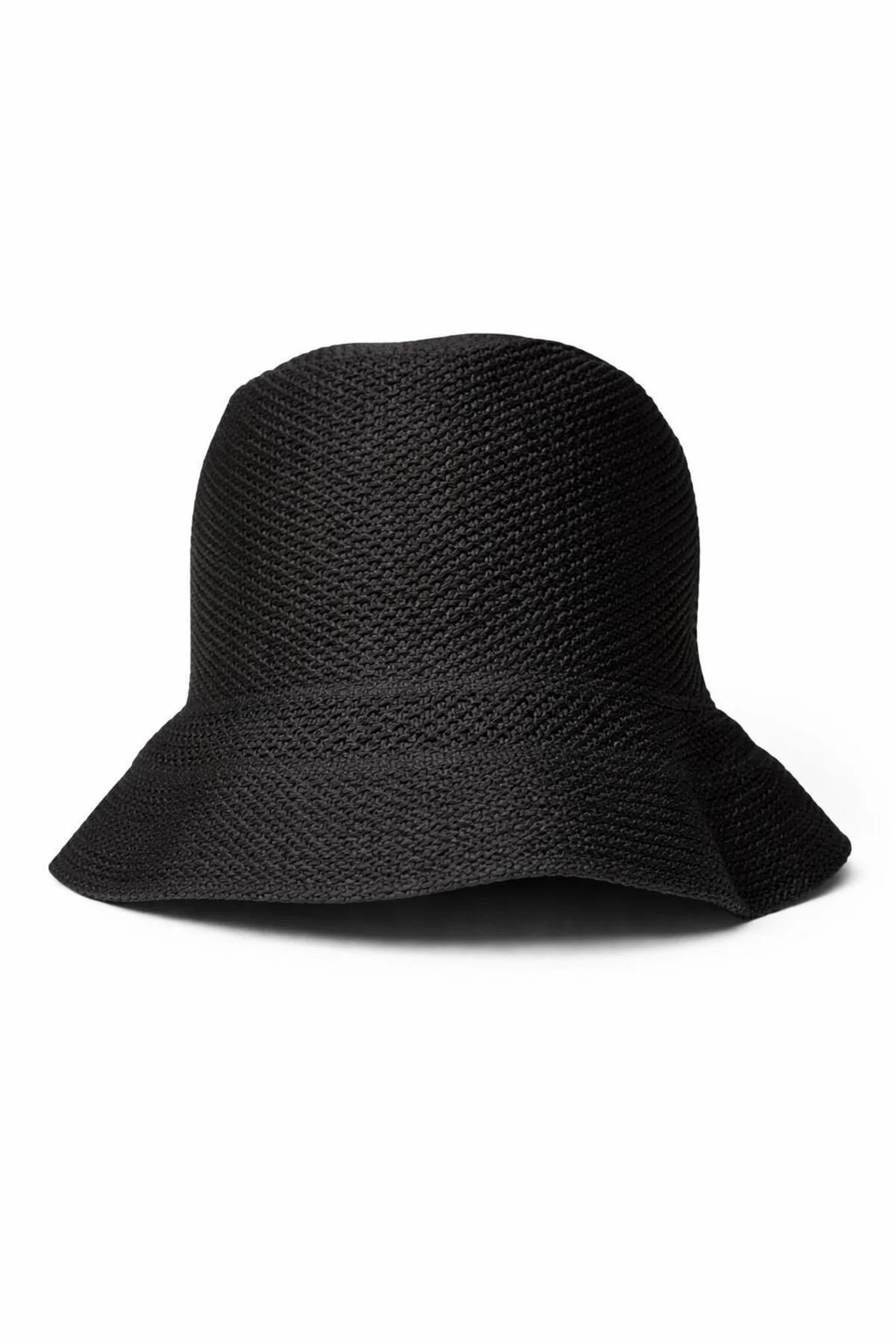 Siyah Yeni Kadın Bucket Şapka, Yazlık Plaj şapkası, Trend Kova Şa