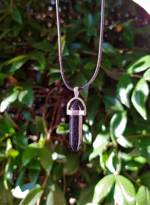 SİYAH YILDIZ TAŞI DOĞALTAŞ PANDÜL KOLYE-DOĞALTAŞKOL9