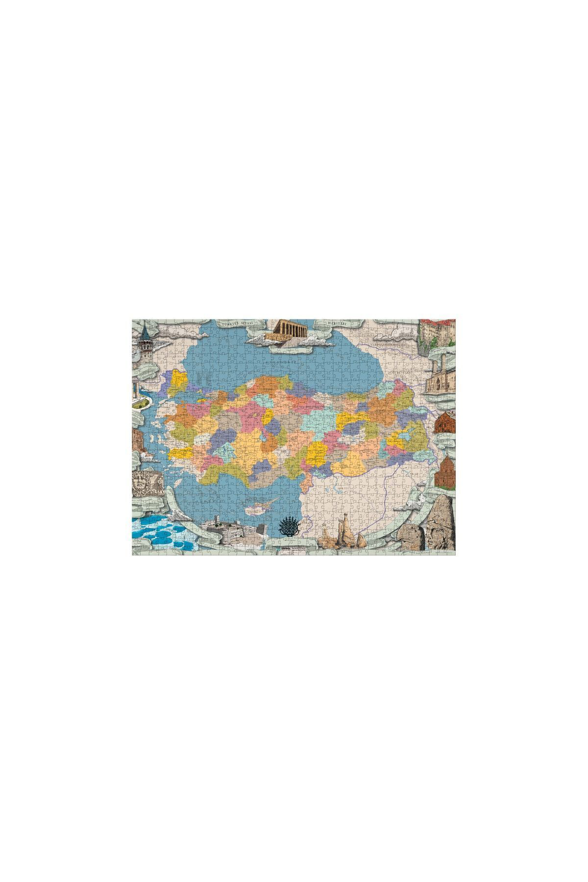 SİYASİ TÜRKİYE PUZZLE 1000 PARÇA