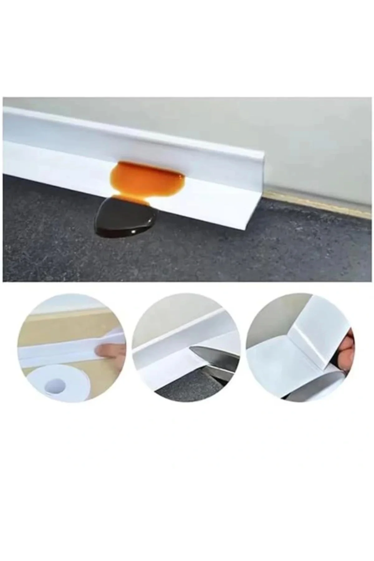 Sızdırmaz Derz Bandı 3.2 M Banyo Küvet Mutfak Lavabo Beyaz Su Sızdırmaz Bant Su Geçirmez Kena