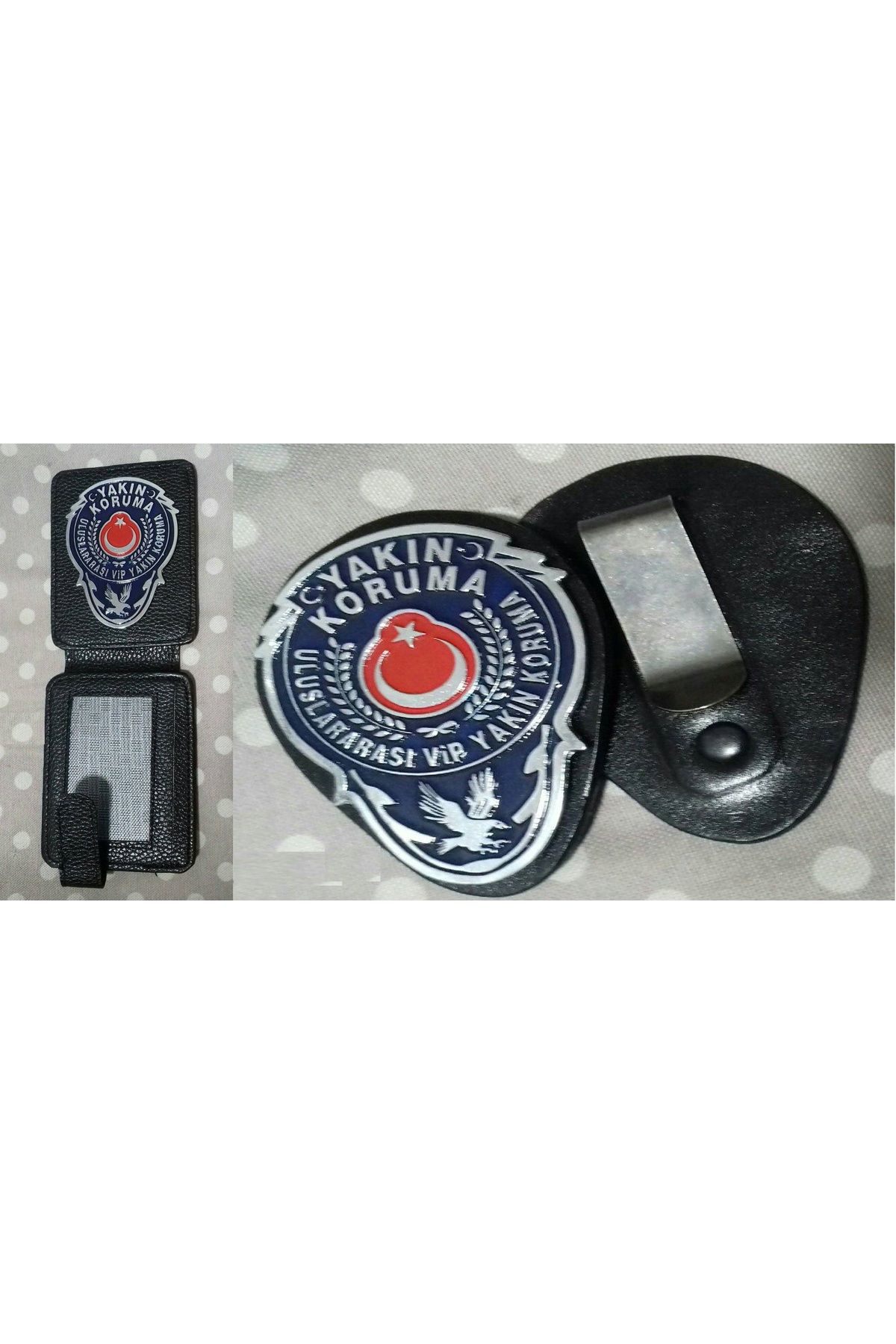 Aldatmaz Askeri Malzeme Size Özel Tasarim.Yakin Koruma Rozetli Cüzdani Ve Kemer Rozeti Sa
