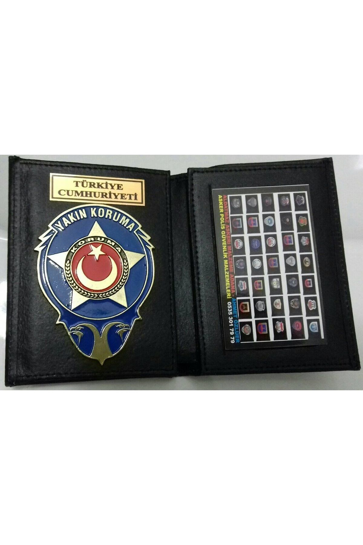 SİZE ÖZEL-YAKIN KORUMA ROZETLI CÜZDANI SATINAL,SIPARIS VER.SIVILE