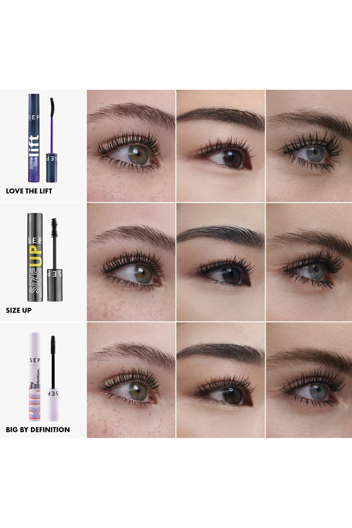 Size up - Anında XL Etkili Hacim Verici Maskara Kahverengi