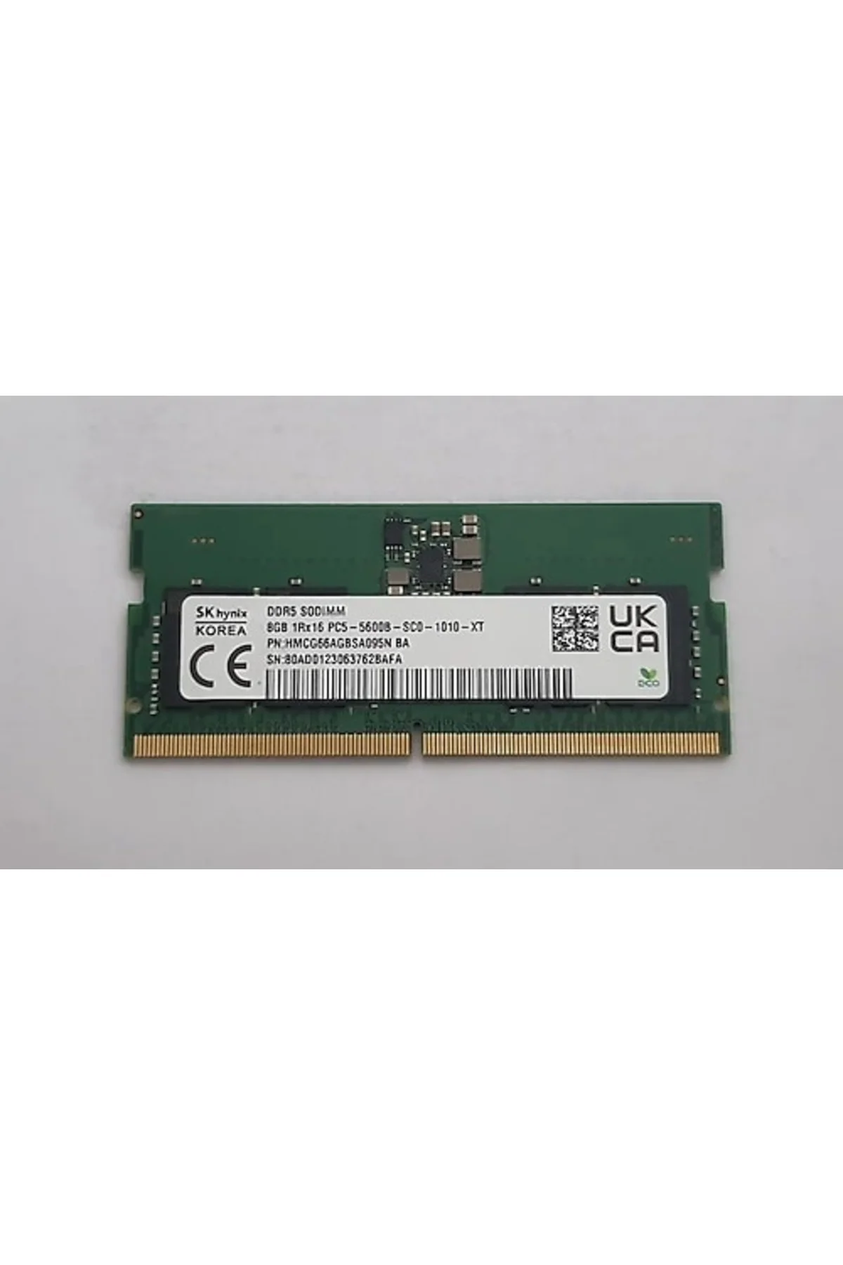 Sk Hynix 8Gb Ddr5 5600Mhz 1Rx16 Cl40 Notebook Ram Hmcg66Agbsa095N