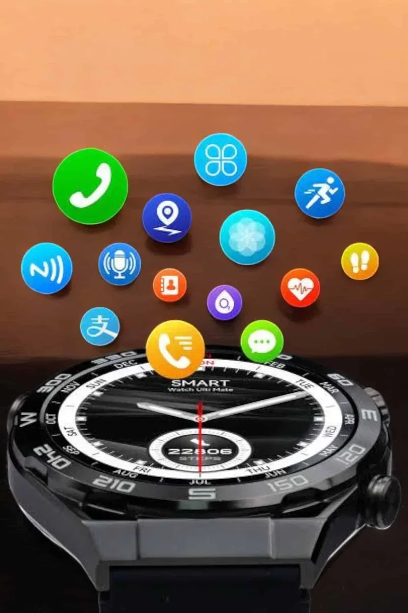 SK4 Ultimate Akıllı Saat Yeni Nesil: Bluetooth, GPS, NFC ve Uyku Takibi