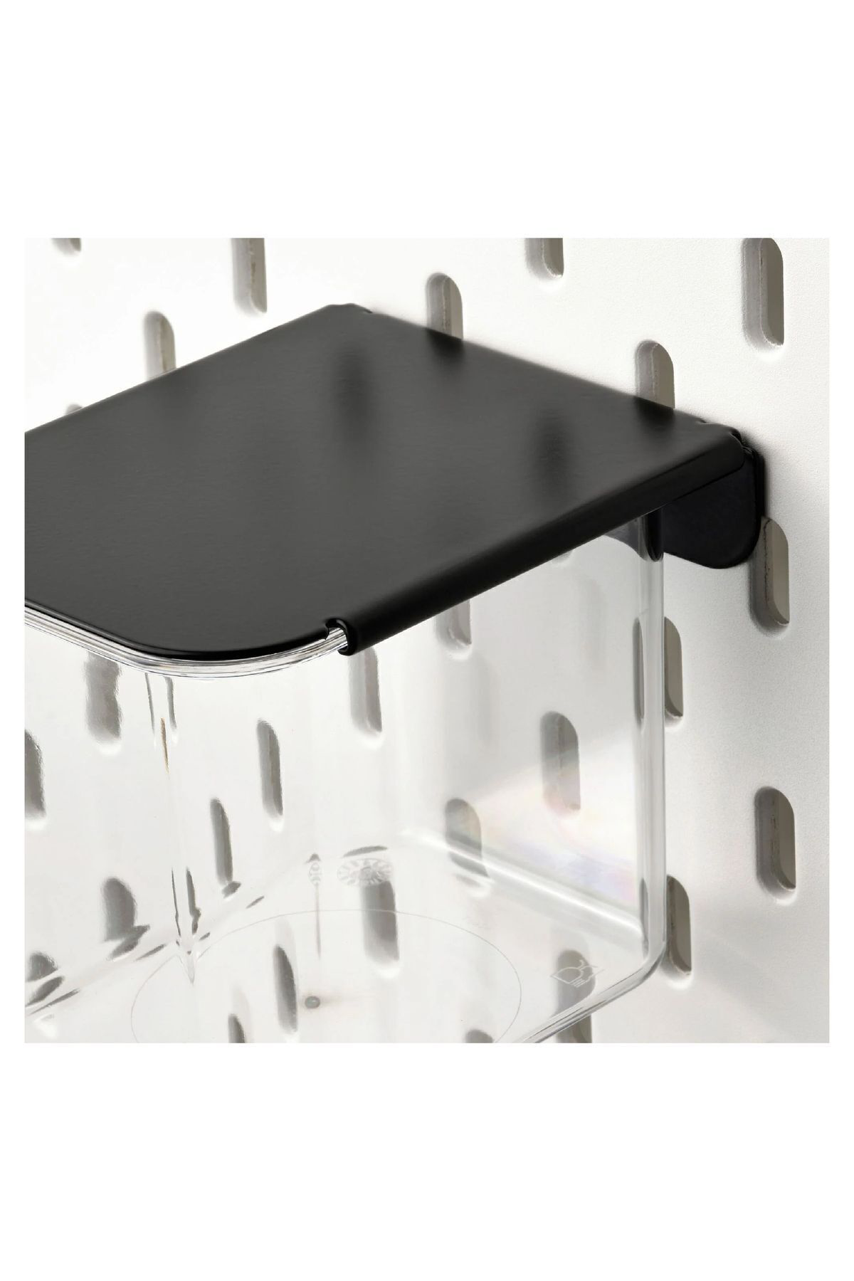 İkea Skadıs 3Lü Siyah Kapaklı Set Çok Amaçlı Pano Parçası Kapaklı Şeff