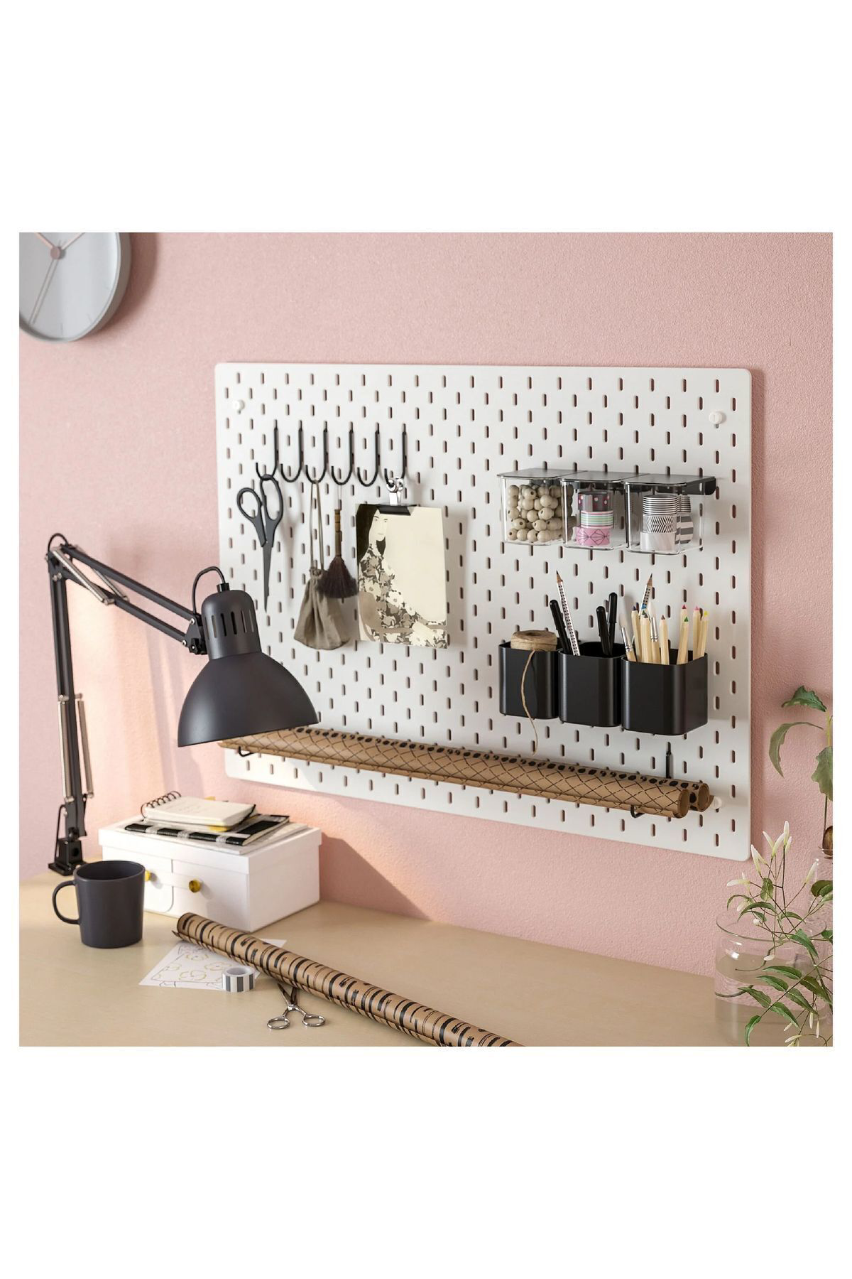 İkea Skadıs 3Lü Siyah Kapaklı Set Çok Amaçlı Pano Parçası Kapaklı Şeff