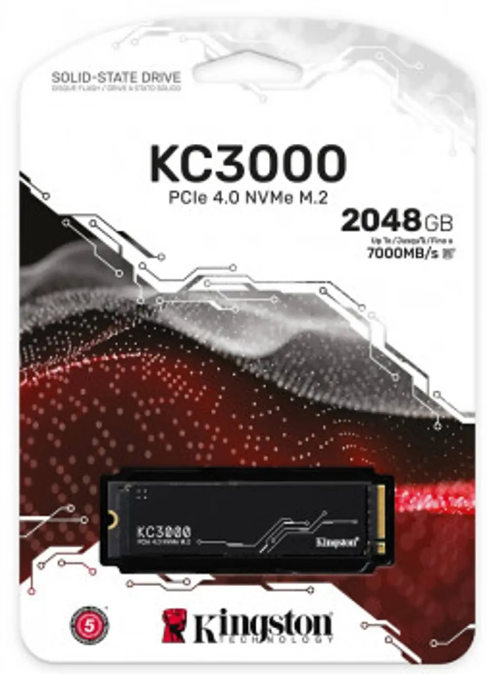 SKC3000D/2048G KC3000 2TB/2048GB PCIe 4.0 NVMe M.2 2280 7.000/7.0