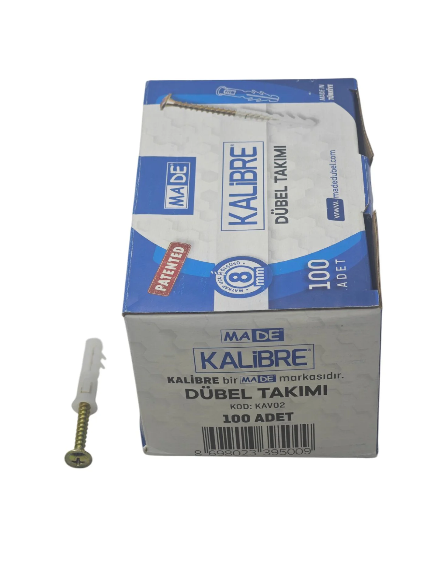 SKD2   Made Kutulu Standart Dübel 100lü 8mm Fiyatı, Yorumları ve Özellikleri