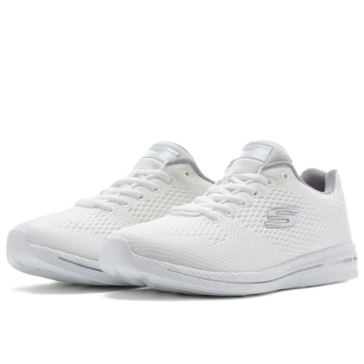 Skechers Burst  Memory Foam Womens Sneaker Hafızalı Taban Kadın Günlük Spor Ayakkabı Beyaz