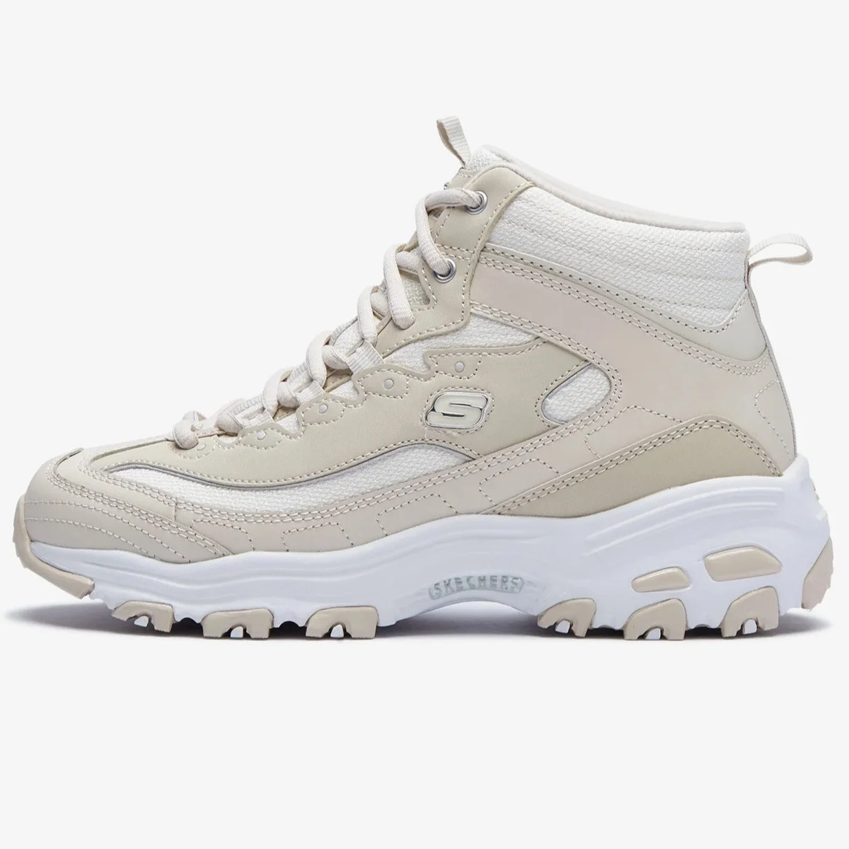 Skechers D'Lites-Comft Times Memory Foam Leather Womens Sneaker Hafızalı Taban Hakiki Deri Bilekli Kadın Günlük Spor Ayakkabı Krem Fiyatı, Yorumları ve Özellikleri