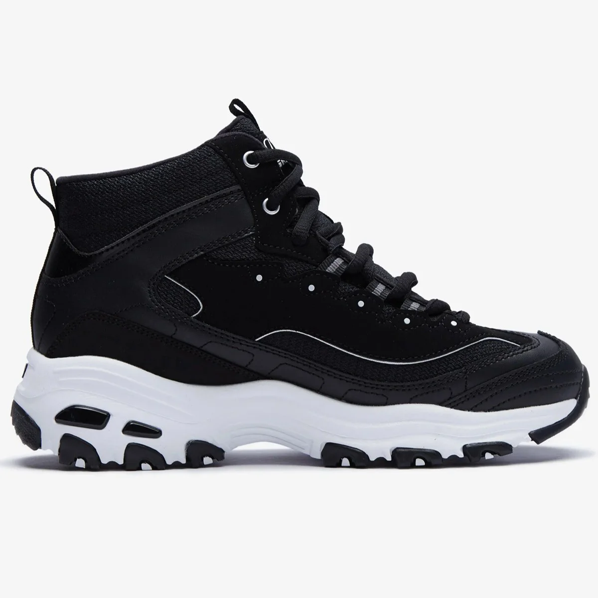 Skechers D'Lites-Comft Times Memory Foam Leather Womens Sneaker Hafızalı Taban Hakiki Deri Bilekli Kadın Günlük Spor Ayakkabı Siyah Fiyatı, Yorumları ve Özellikleri