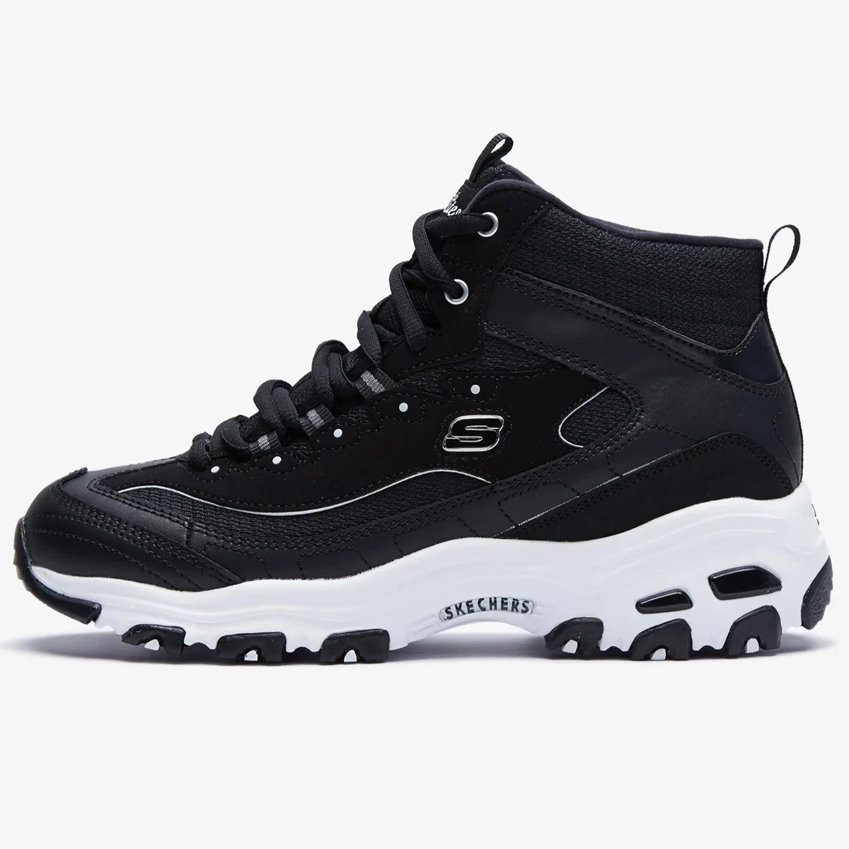 Skechers D'Lites-Comft Times Memory Foam Leather Womens Sneaker Hafızalı Taban Hakiki Deri Bilekli Kadın Günlük Spor Ayakkabı Siyah Fiyatı, Yorumları ve Özellikleri