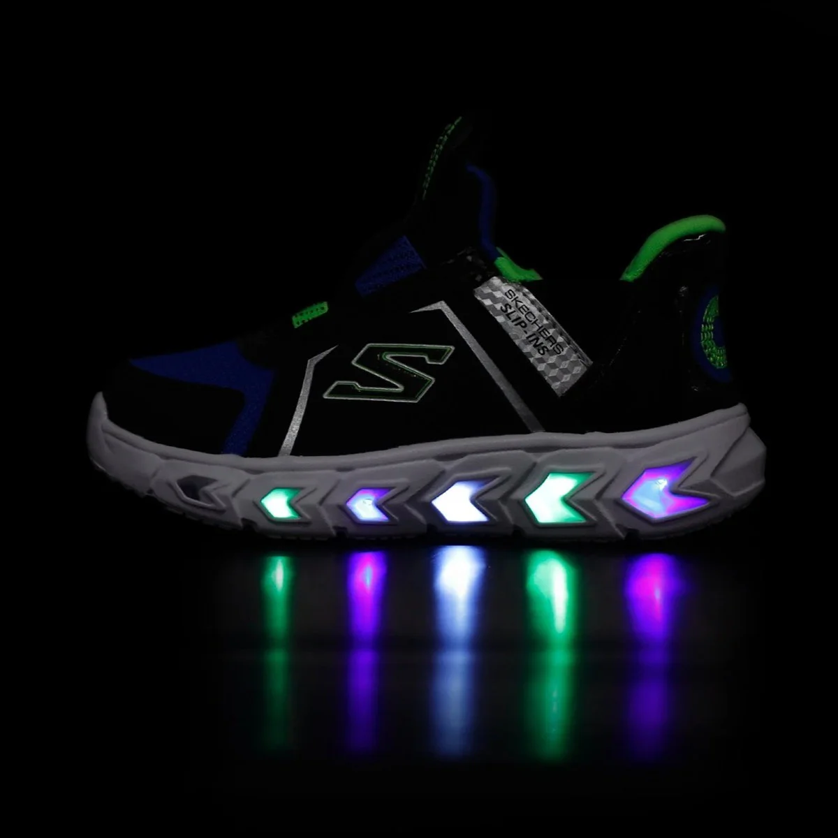Skechers Lights Hypno 2.0-Brisk-Brights Kids Sneaker Lastik Bağcıklı Işıklı Günlük Çocuk Spor Ayakkabı Mavi-Siyah Fiyatı, Yorumları ve Özellikleri