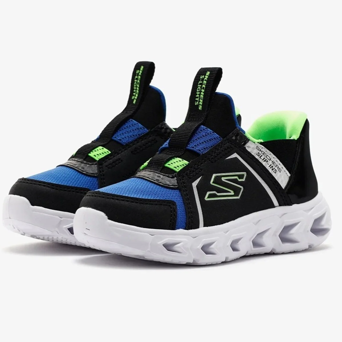 Skechers Lights Hypno 2.0-Brisk-Brights Kids Sneaker Lastik Bağcıklı Işıklı Günlük Çocuk Spor Ayakkabı Mavi-Siyah Fiyatı, Yorumları ve Özellikleri