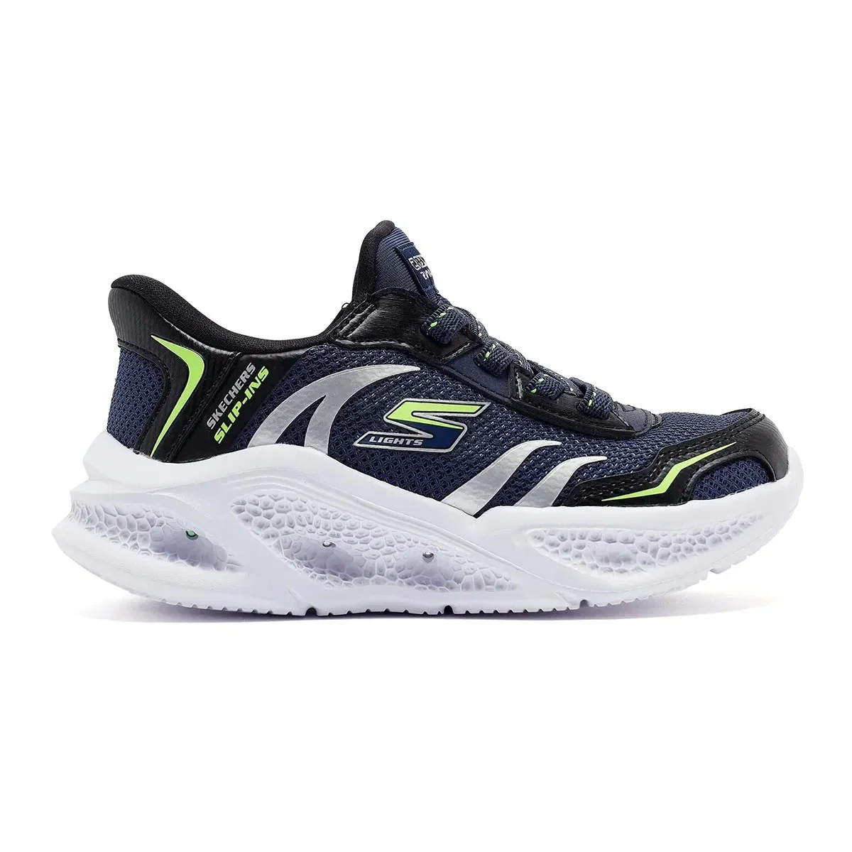 Skechers Meteor Lights Brisk-Beams Kids Sneaker Lastik Bağcıklı Işıklı Çocuk Ayakkabısı Lacivert Fiyatı, Yorumları ve Özellikleri