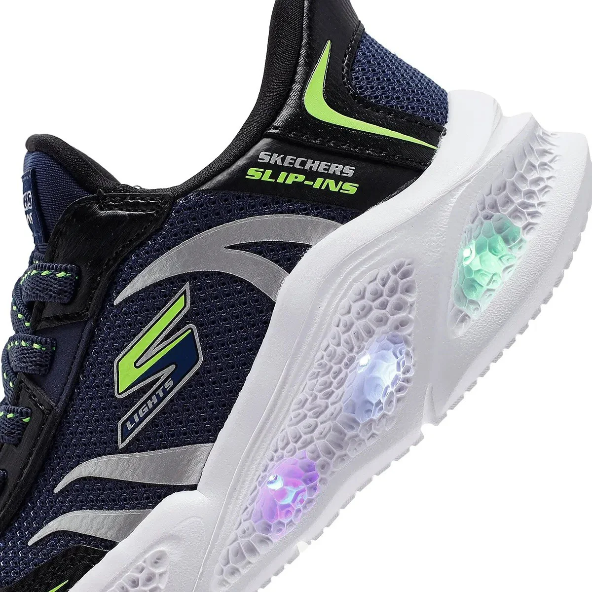 Skechers Meteor Lights Brisk-Beams Kids Sneaker Lastik Bağcıklı Işıklı Çocuk Ayakkabısı Lacivert Fiyatı, Yorumları ve Özellikleri