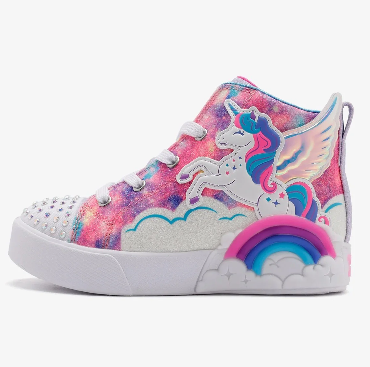 Skechers Twinkle Magic Kids Sneaker Lastik Bağcıklı Işıklı Çocuk Ayakkabısı Mor Fiyatı, Yorumları ve Özellikleri