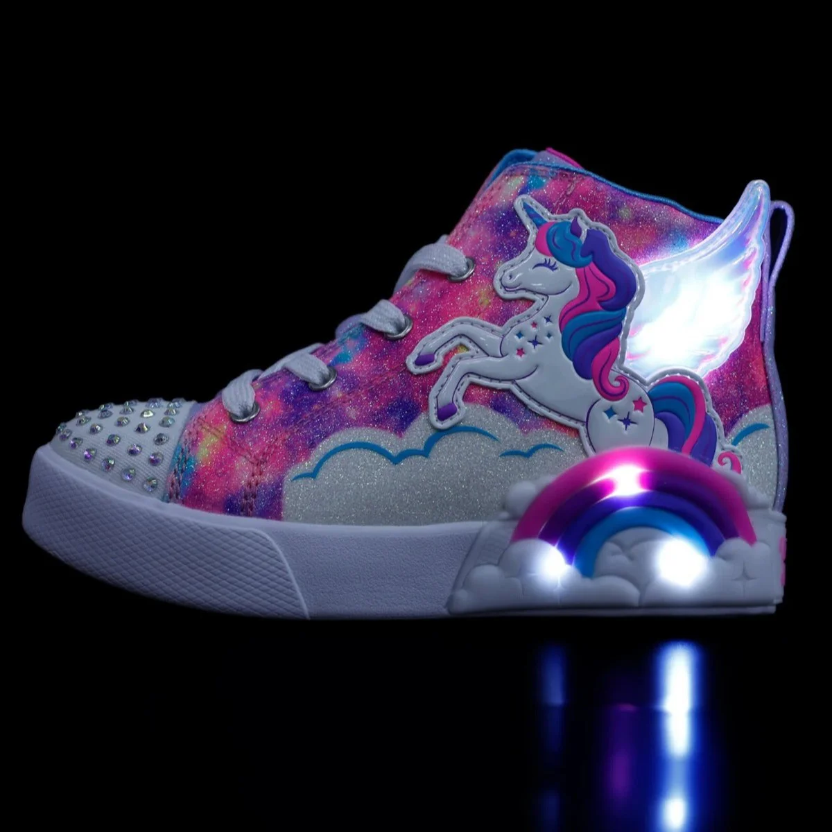 Skechers Twinkle Magic Kids Sneaker Lastik Bağcıklı Işıklı Çocuk Ayakkabısı Mor Fiyatı, Yorumları ve Özellikleri