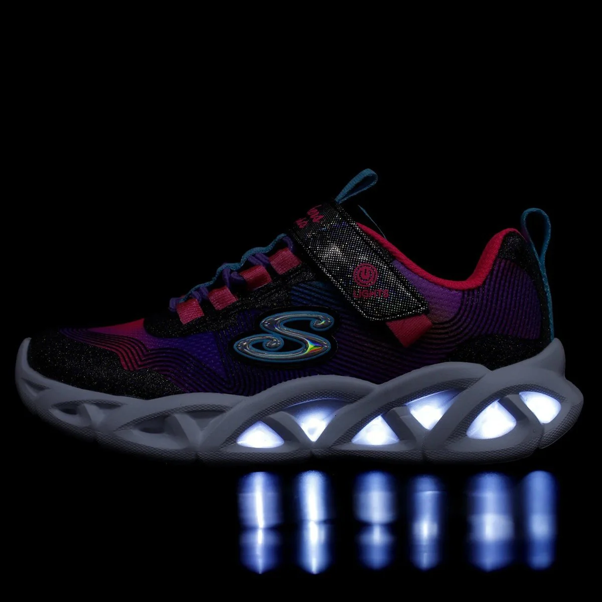 Skechers Twisty Brights 2.0 Kids Sneaker Lastik Bağcıklı Cırtlı Işıklı Kız Çocuk Ayakkabısı Mor Fiyatı, Yorumları ve Özellikleri