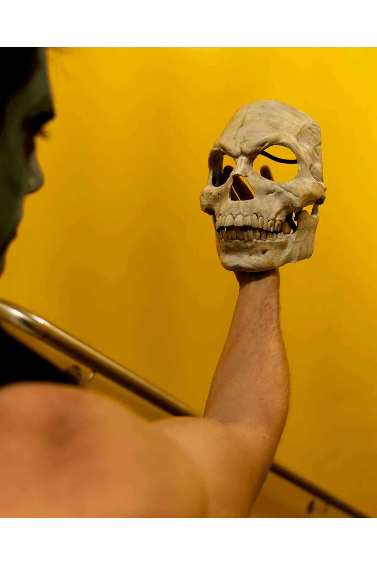 Skeleton Hareketli Yüz Maskesi