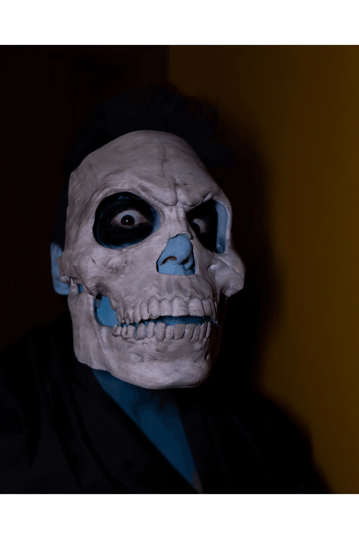 Skeleton Hareketli Yüz Maskesi