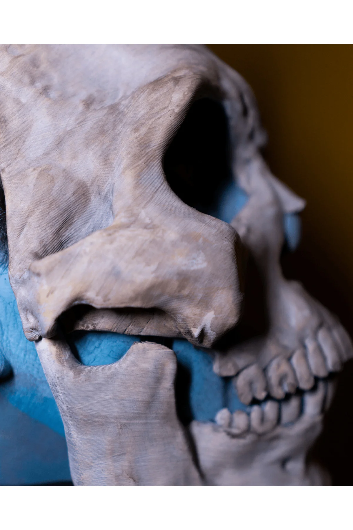 Skeleton Hareketli Yüz Maskesi