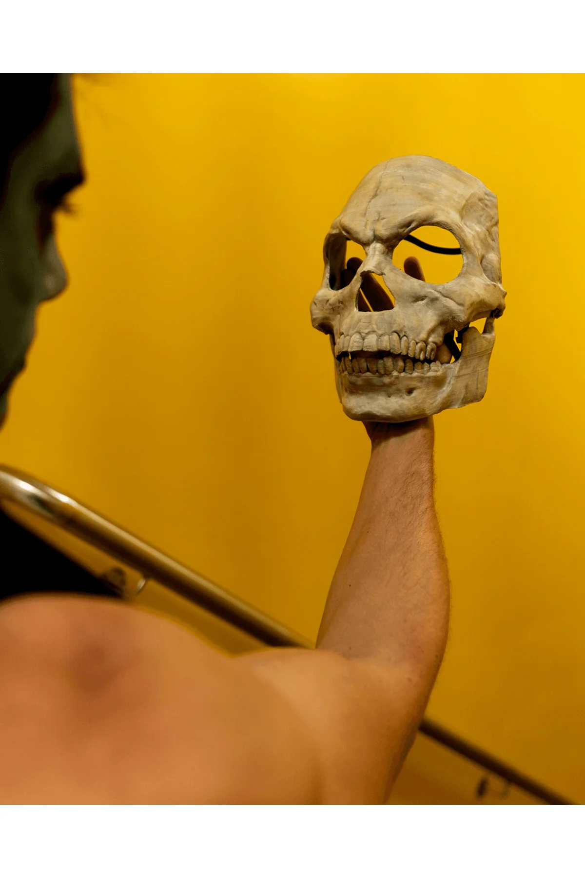 Skeleton Hareketli Yüz Maskesi