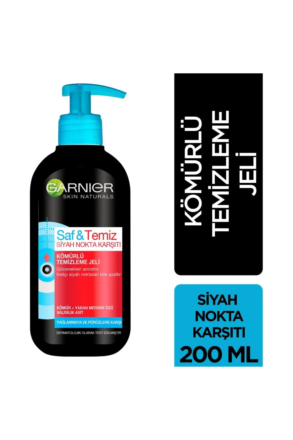 Skin Naturals Saf & Temiz Siyah Nokta Karşıtı Kömürlü Temizleme J