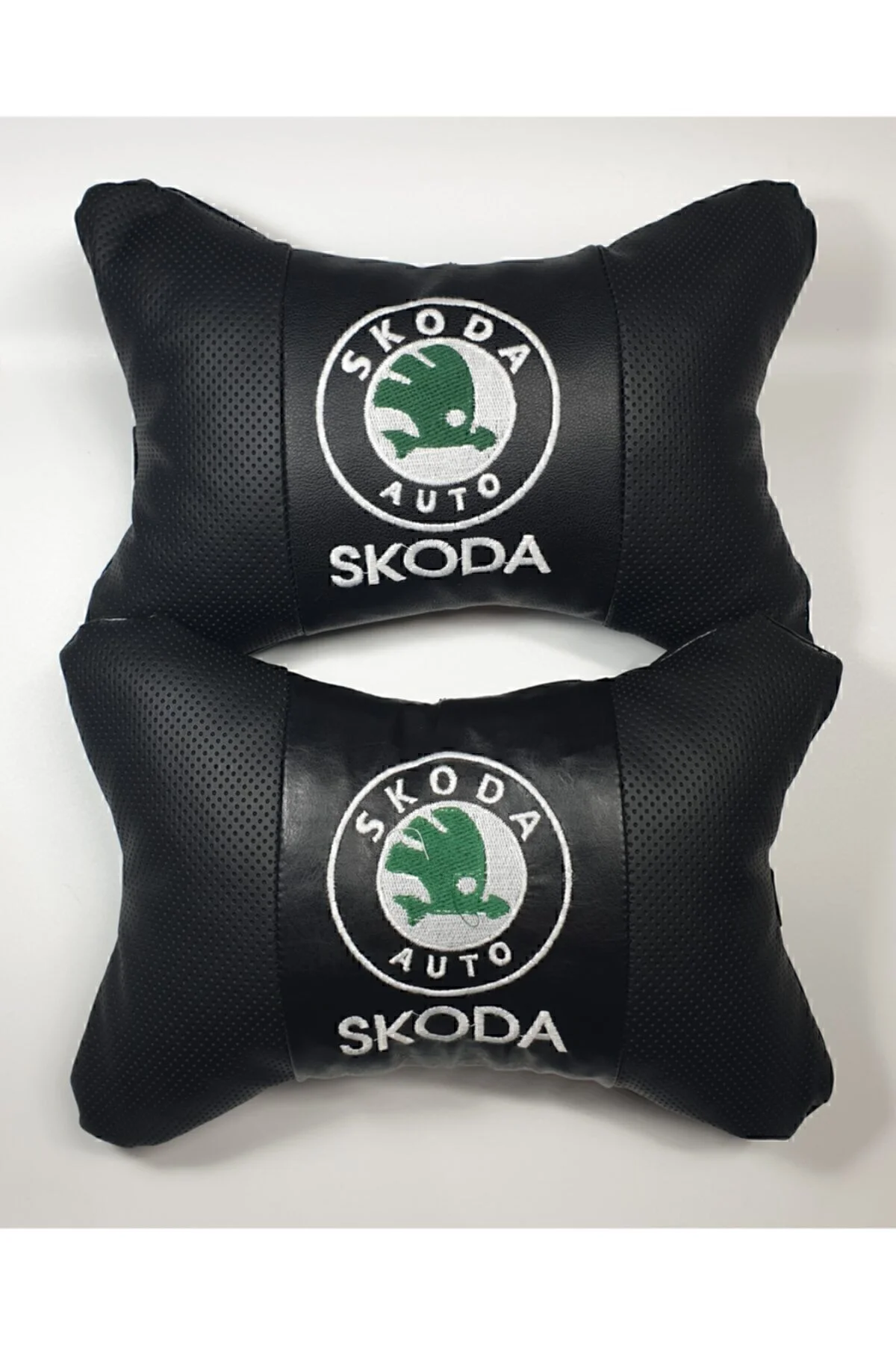 Skoda Deri Yastık + Kemer Pedi 2'li Konfor Seti - Skoda Set Deri - Görsel 2