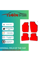 Skoda Fabia 2 2007-2014 Prime Sarı Halı Bej Kenar Halı Paspas