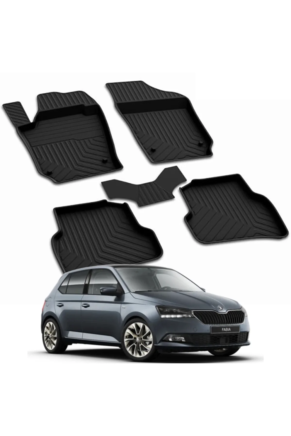 SKODA FABIA 3 2018-2021Model Yılları İçin Uyumlu Yeo 4D Havuzlu Paspas Takımı Fiyatı, Yorumları ve Özellikleri