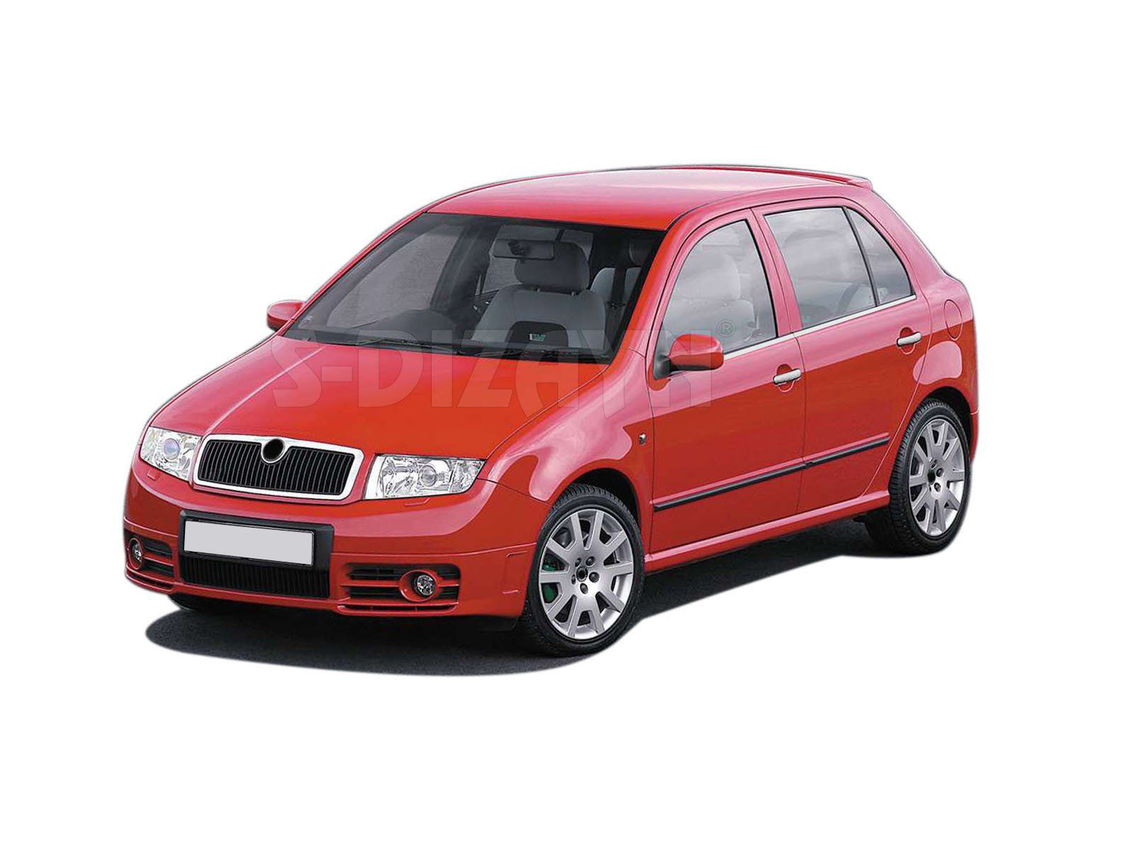 Skoda Fabia Uyumlu Krom Cam Çıtası 4 Parça. 2000-2007 Skoda Fabia Uyumlu Krom Cam Çıtası 4 Parça. 2000-2007