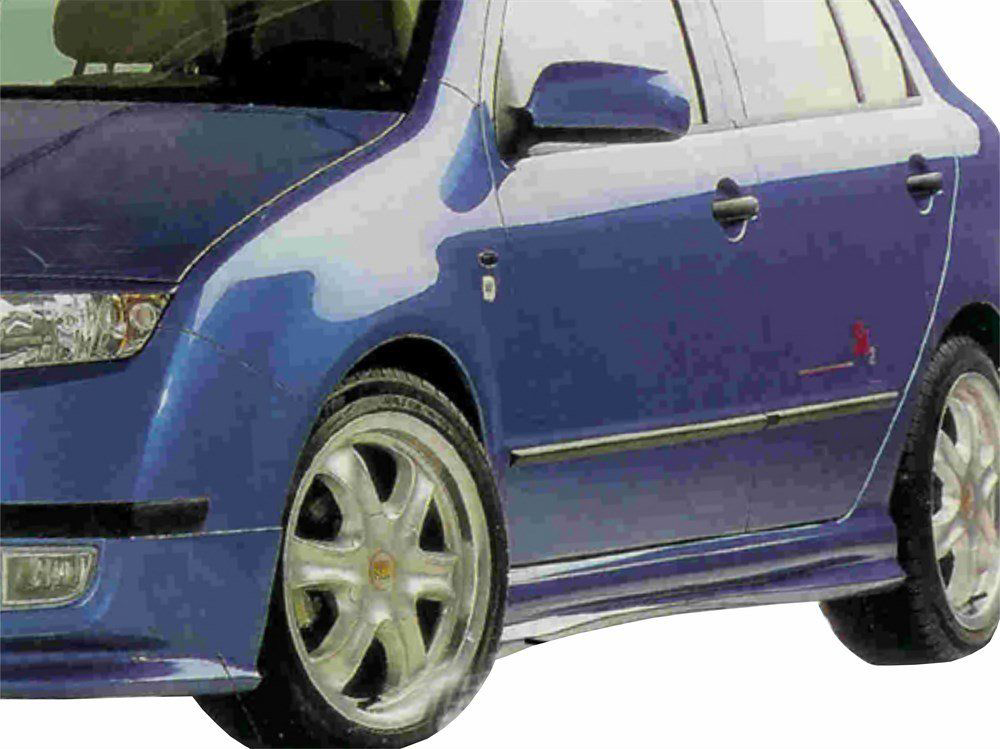 Skoda Fabia Uyumlu 1 6Y Hatchback Marşpiyel 2 Parça Fiber 1999-20