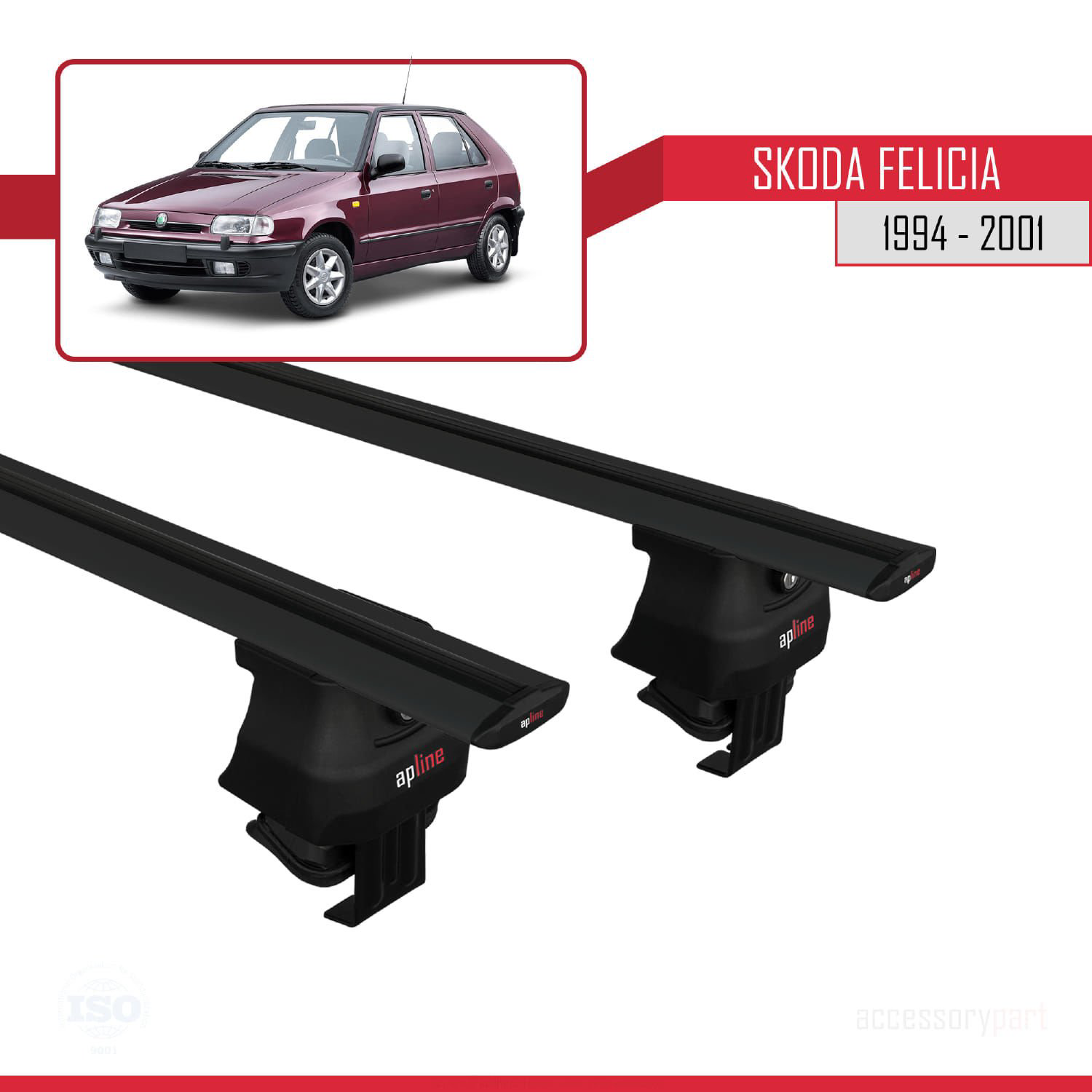 Skoda Felicia 1994-2001 Arası ile uyumlu ACE-4 Ara Atkı Tavan Bar