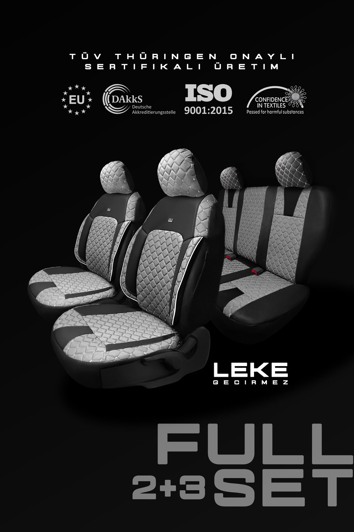 Skoda Kamic Suv 2019 Aracınıza Uyumlu Koltuk Kılıfı Jakar Deri Gr