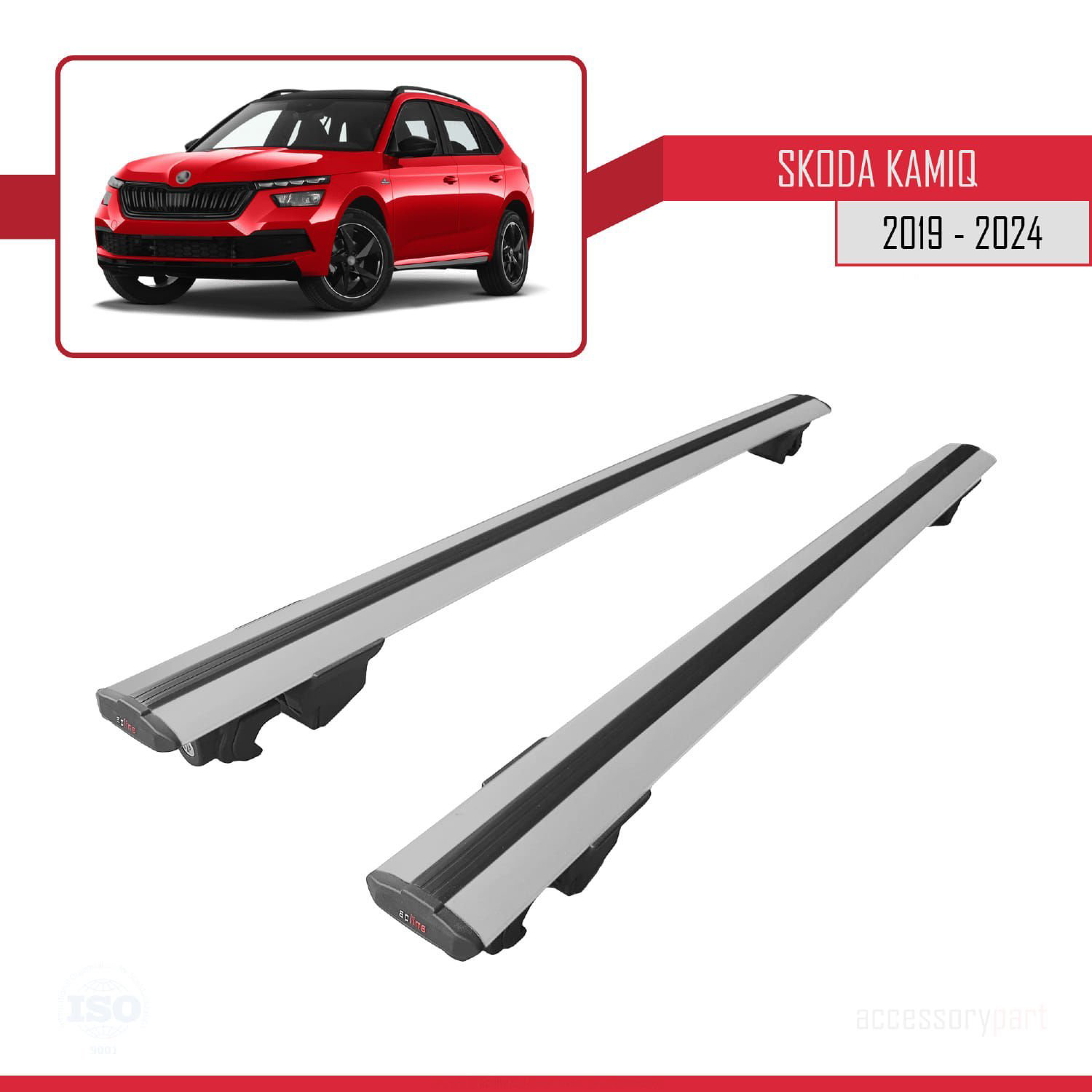 Skoda Kamiq 2019 ve Sonrası ile uyumlu HOOK Model Anahtar Kilitli