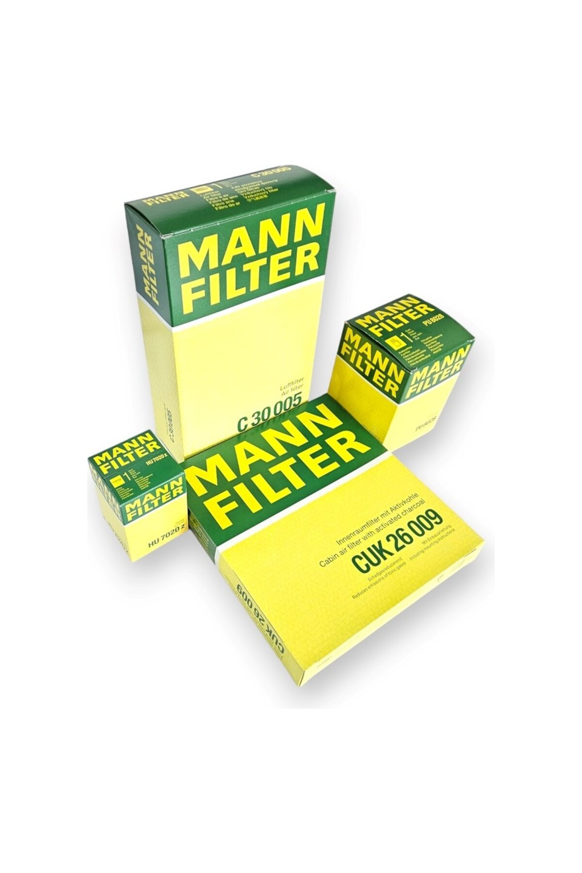 Mann Fılter Skoda Karoq 1.6 Uyumlu Tdi Dizel Mann Filtre Bakım Seti Hava+Yağ+