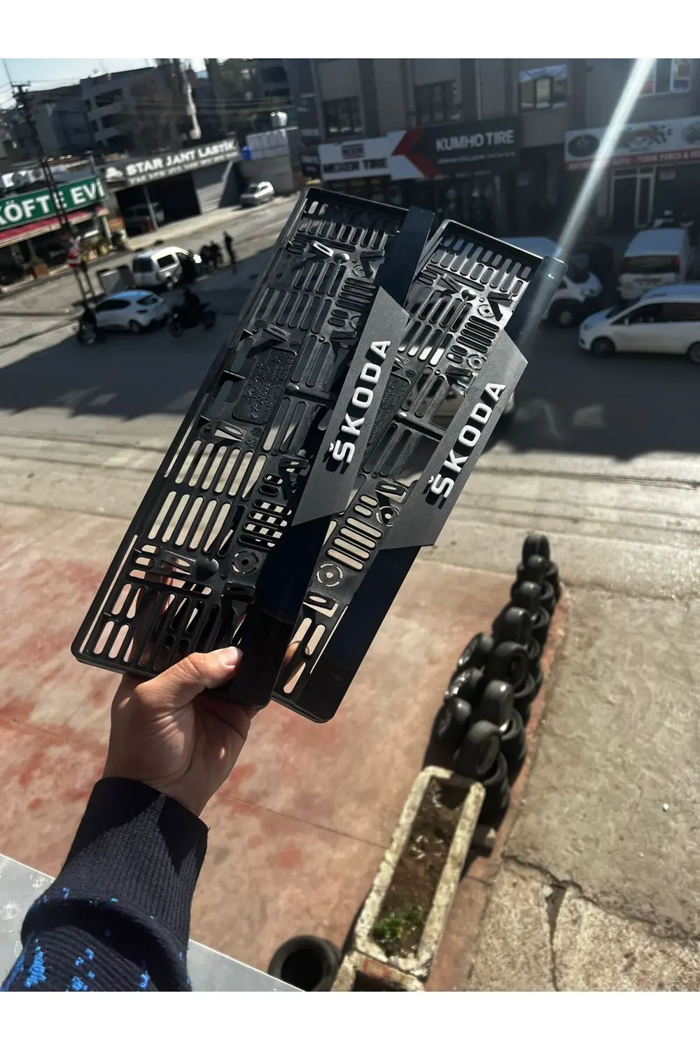 SKODA Mat Pleksi Plakalık
