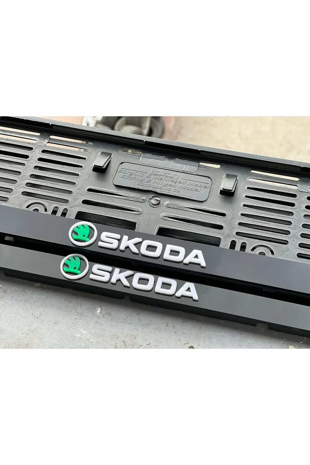 SKODA MODEL Uyumlu Pleksi Plakalık