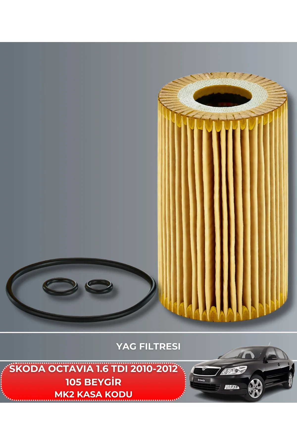 SKODA OCTAVIA 1.6 TDI 2010-2011-2012 105 BEYGİR HAVA YAĞ POLEN FİLTRE BAKIM SETİ