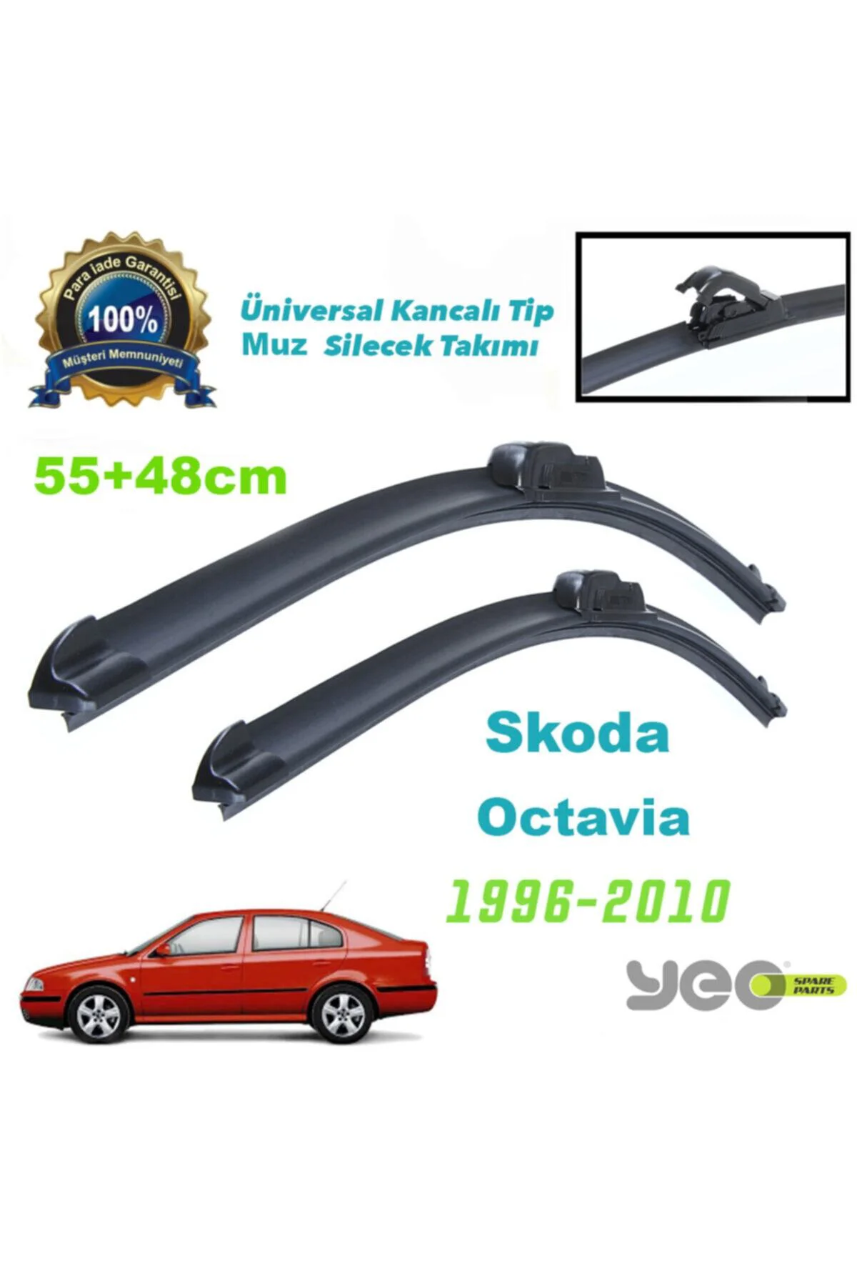 Skoda Octavia (2005-2010) Aeroflex Muz Silecek Takımı