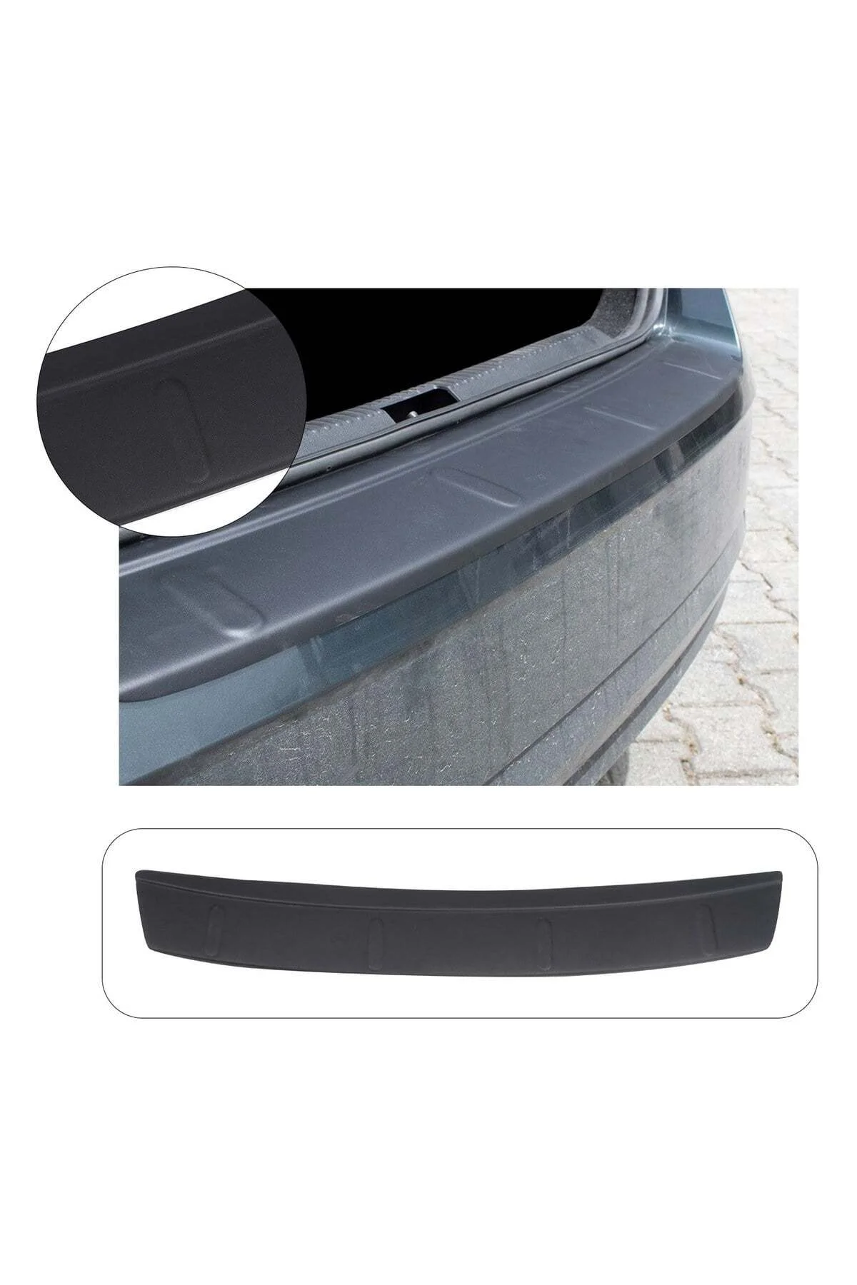 Skoda Octavia 3 2013-2019 Uyumlu Arka Tampon Eşiği Koruma ABS Parlak Siyah Skoda Octavia 3 2013-2019 Uyumlu Arka Tampon Eşiği Koruma ABS Parlak Siyah
