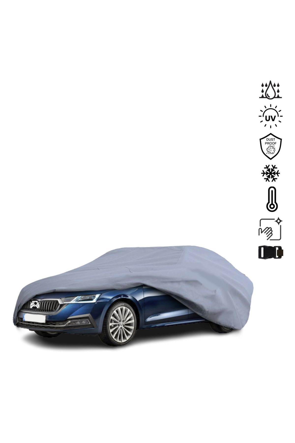 Skoda Octavia 4 (2019-) Araba Brandası Miflonlu Su Geçirmez Araba