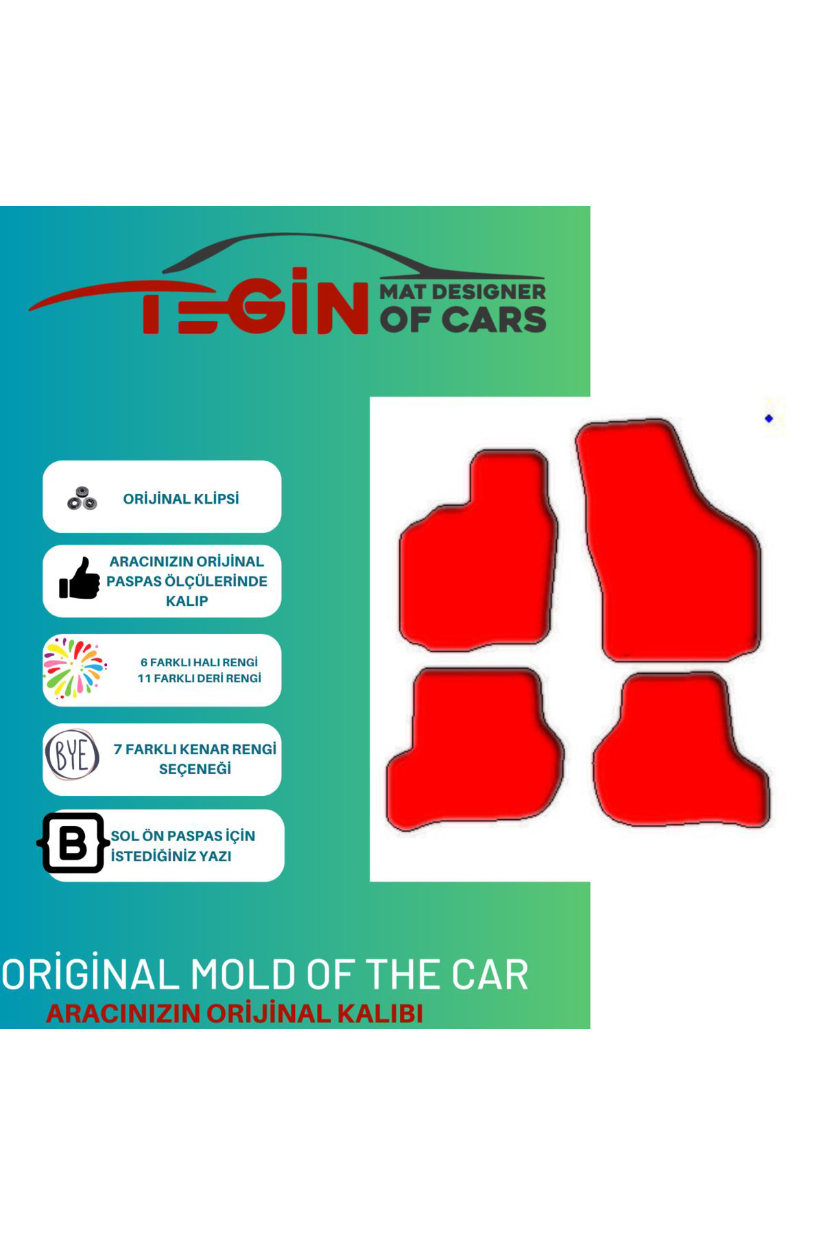 Skoda Octavia A5 2004-2012 Prime Bej Deri Bej Kenar Paspas Paspas